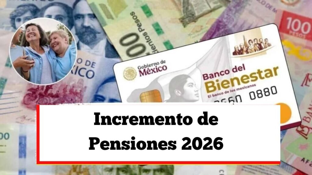 Incremento de Pensiones 2026: consulta aquí tus pagos y beneficios