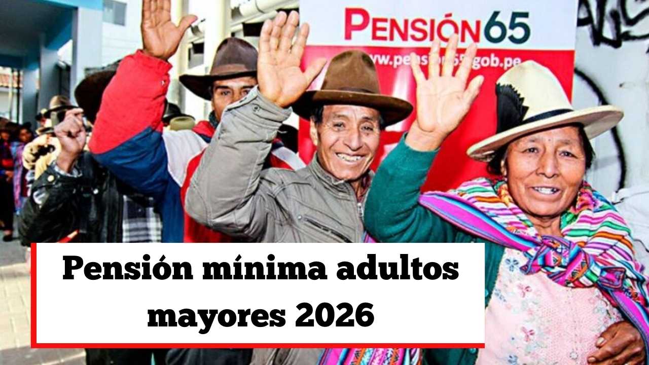 Pensión mínima adultos mayores 2026: cuánto se cobra y cuánto pagan